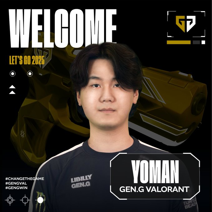 Gen.G Esports completes their VCT 2025 roster by buying yoman and Foxy9